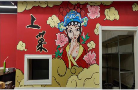 枝江墙体彩绘的发展和应用